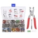 thumbnail image 2 of Kit de 200 piezas de sujetadores de colores con puntas de metal y alicates, accesorios para ropa, manualidades de bricolaje, 2 of 15