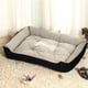 thumbnail image 4 of Billuyoard Grande, cálido, suave, polar, perrera para perros, gatos, cachorros, cama, alfombrilla, cojín para casa Suministros para perros Negro XXS, 4 of 6