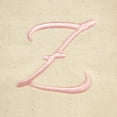 thumbnail image 3 of DALIX Women's Personalized Shopping Tote Hand Bag Monogram Pink Ballent Zippered Letter Z, 3 of 8