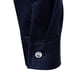 thumbnail image 4 of Blusa y camisa de manga larga con cuello vuelto para hombre, informal, a la moda, con estampado liso, botones, manga larga, cuello vuelto, blusa de poliéster para hombre, 4 of 8