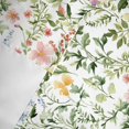 thumbnail image 6 of Watercolor Flowers Valances for Windows Spring Herb Leaf Plant Rod Pocket Curtain Valance Window Treatment Short Curtains for Kitchen Living Room, 58"x16", 6 of 9