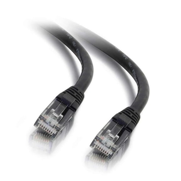 C2G 1ft Cat6 Snagless Unshielded (UTP) Ethernet Network Patch Cable - Black - Patch cable - RJ-45 (M) to RJ-45 (M) - 1 ft - CAT 6 - molded, snagless, stranded - black