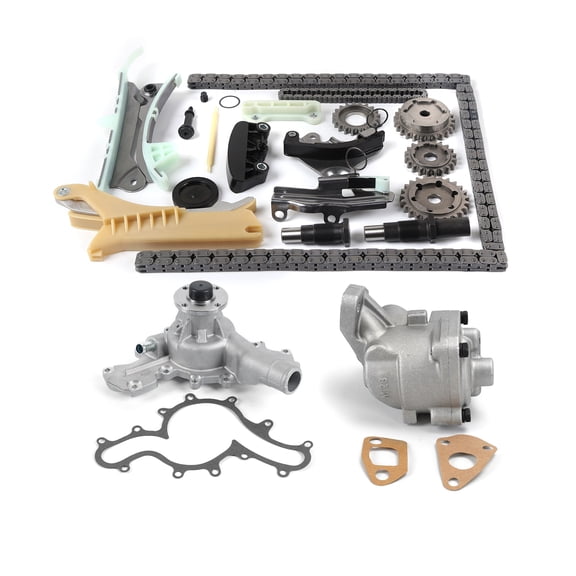 MOCA AUTOPARTS Timing Chain Gear Kit with Cover Gaskets Oil Water Pump Fit for 1997-2002 Ford Explorer 4.0L & 1998-2002 Mercury Mountaineer 4.0L