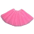 thumbnail image 2 of Women Tulle Star Skirt Baby Girls Kids Ballet Dancewear tuitui Skirt 3 Layers, 2 of 11