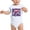 White, variant on America F Yeah! Baby 4th of July shirt, Graphic Baby One piece - White CA165PATRIOT S7 3-6