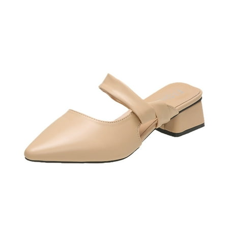 

dmqupv Womens Wedges Sandals Size 7 Sandals For Women Ladies Heel High Heel Fish Women s Yellow Wedge Sandals Khaki 6.5