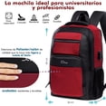 thumbnail image 2 of Mochila SQbags para laptop con puerto USB, 2 of 3