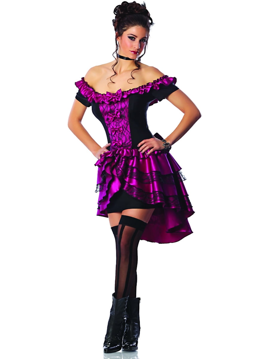 Delicious Sexywear of NY Womens Adult Violet Dance Hall Queen Costume