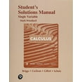 thumbnail image 1 of Manuel de Solutions de l'Étudiant pour le Calcul à Variable Unique: Premiers Transcendantaux, 1 of 1
