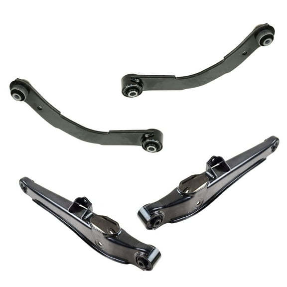 TRQ Rear Upper Lower Locating Control Arm Suspension Kit 4pc for Patriot Compass PSA63627