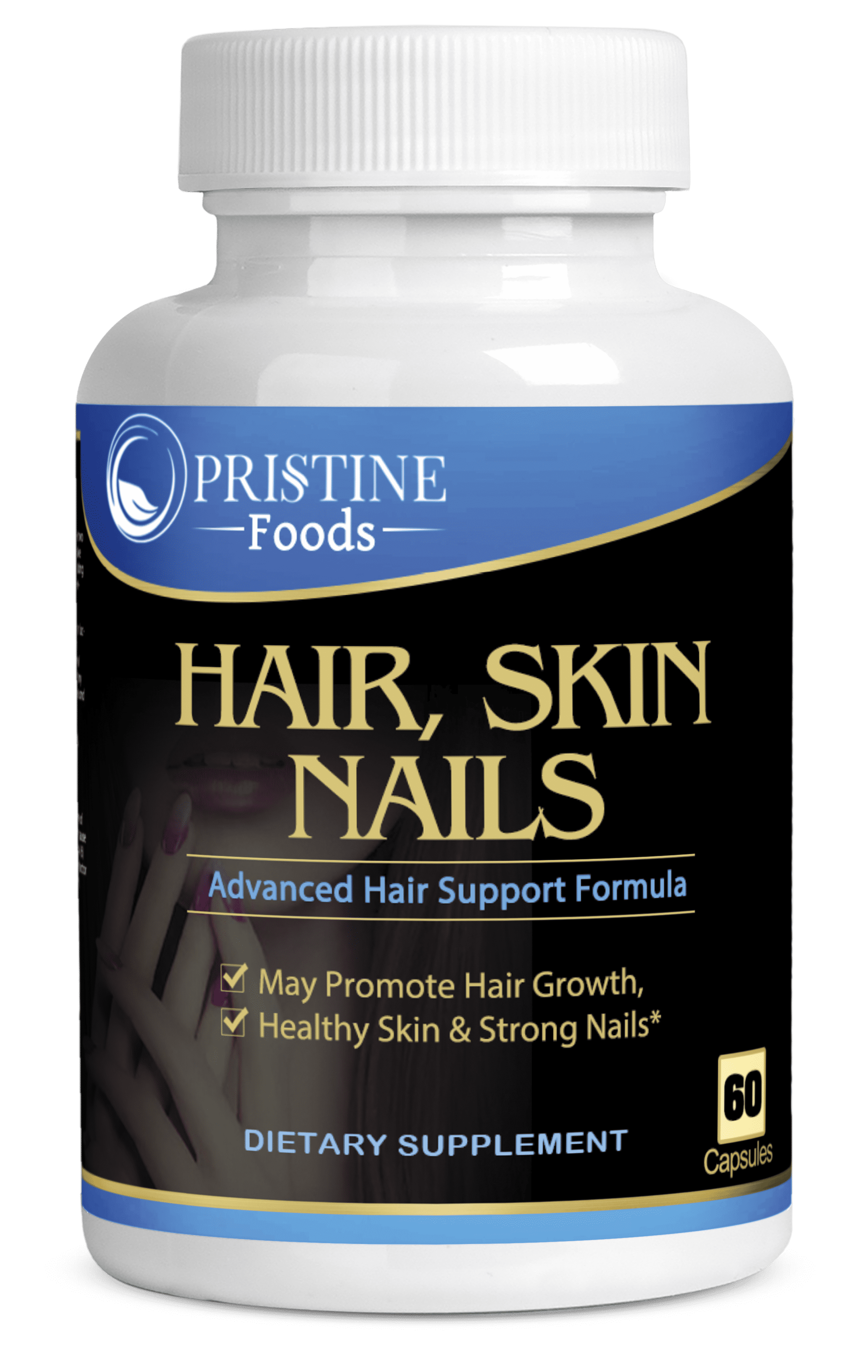 Transform Your Look with Hair Skin &amp; Nails Vitamins - Premium Formula for Optimal Beauty and Wellness - Gluten-Free, Non-GMO, 60 Capsules for