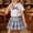 Blue, variant on Girls 2 Piece Outfits Summer Clothes T Shirt Cute Short Sleeves Casual Pants Kids Clothing Sets Blue Size 1T