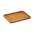 thumbnail image 4 of WeiLaiKeQi Bamboo Serving Tray Food Platter Rectangle Serving Tray for Hotel Home Party Brown, 4 of 9