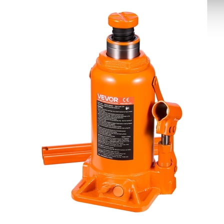 VEVOR Hydraulic Bottle Jack, 20 Ton (44092 lbs) Capacity, 8.9-17.1 Inch Lifting Range, Heavy Duty Welded Bottle Jack