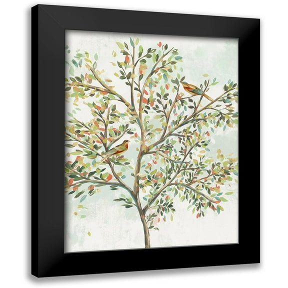 Isabelle Z 12x14 Black Modern Framed Museum Art Print Titled - Spring Tree II