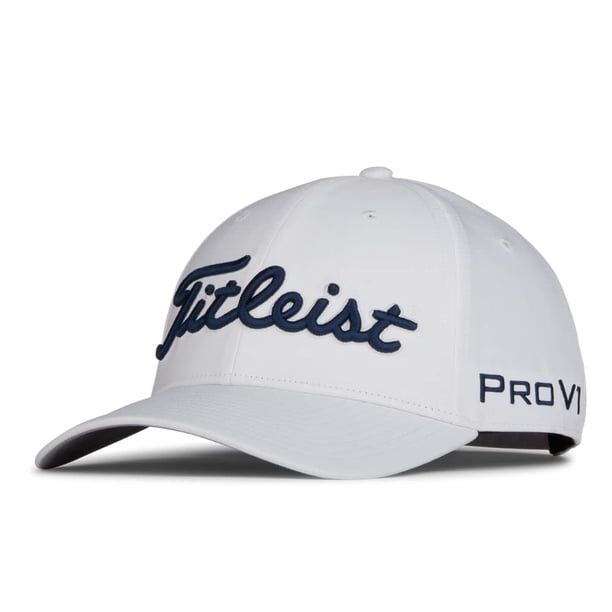 Gorra de golf Titleist Tour Performance 2022 blanco/azul marino