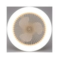 thumbnail image 2 of Chmadoxn E27 Ceiling Fan With Lights,Enclosed Low Profile Fan Light,Ceiling Light With Fan,Hidden Fan Delier Gimbal Lamp fan light, 2 of 2