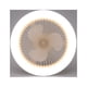 thumbnail image 2 of E27 Ceiling Fan With Lights,Enclosed Low Profile Fan Light,Ceiling Light With Fan,Hidden Fan Delier Gimbal Lamp, 2 of 2