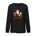 thumbnail image 4 of Qertyioot Chandail en Molleton d'Hiver pour Femmes Imprimé de Noël, Manches Longues Décontracté Col Rond Mode Pull, 4 of 6