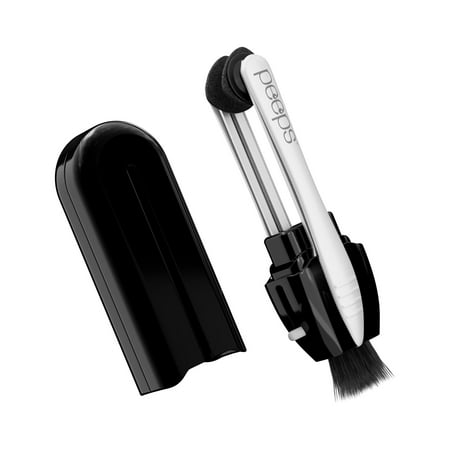 CarbonKlean Peeps Eyeglass Lens Cleaner - Efficient and Durable Carbon Microfiber Technology 500 Uses - Injected Black