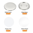thumbnail image 3 of Unique Bargains 1.72inch Blank Button Making Supplies,50Pcs Badge Parts for Button Maker Machine, 3 of 5