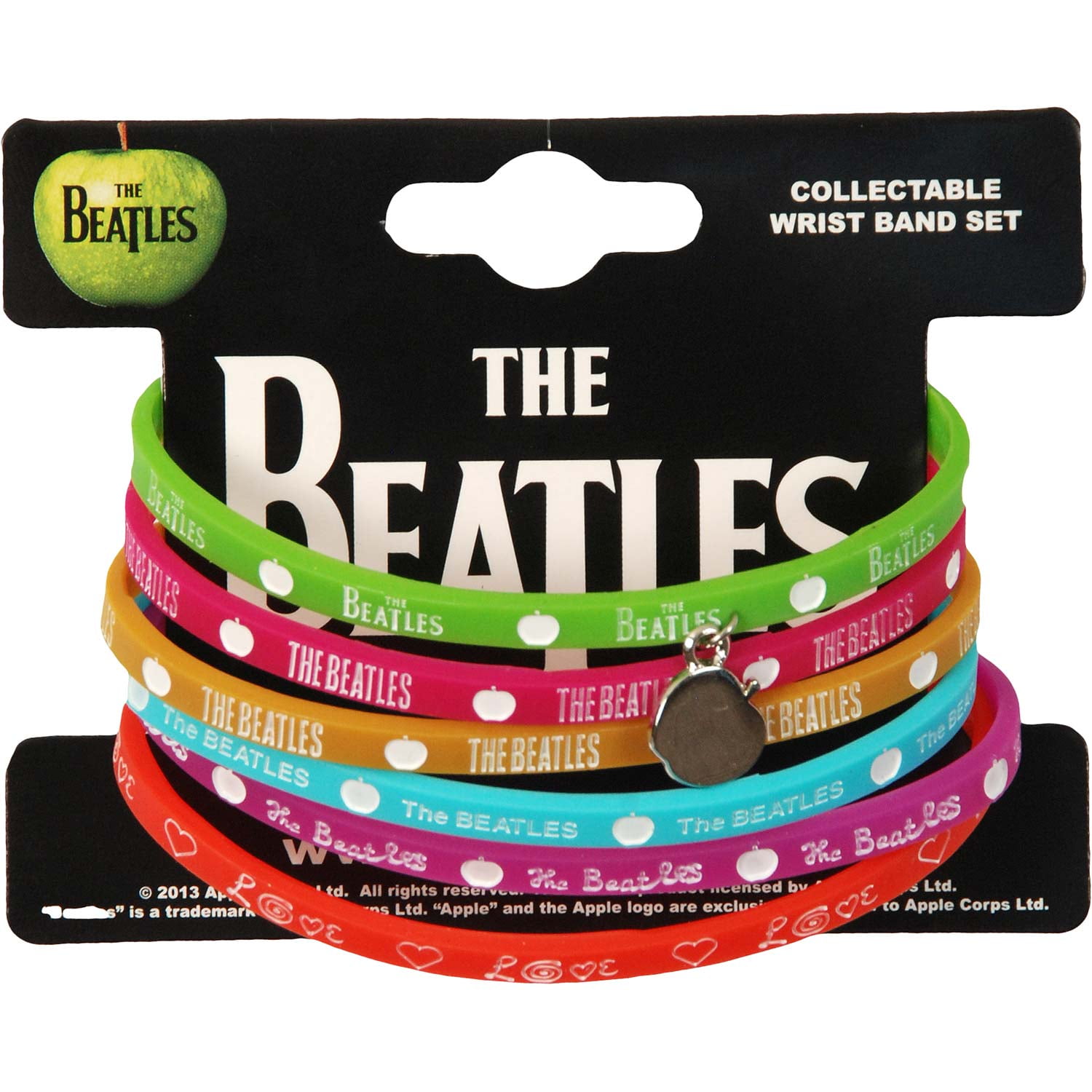 Charming Set of 6 The Beatles Glass Marbles 