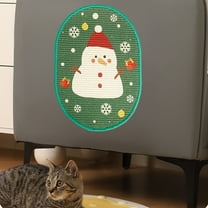 Diceymbol Vertical Wall Christmas Tree, Sisal Scratching Board 21.6x14.9 Inch for Cats