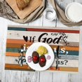 thumbnail image 4 of Christian Bible Verse Placemats Set of 4,Farmhouse Religious Christian Scripture Table Mats Place Mats for Kitchen Dining Table Decoration 12x18 Inch,Christian Home Decor, 4 of 5