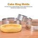 thumbnail image 2 of Moldes para Anillos de Pastel, Anillo Tarta Poroso Acero Inoxidable 12 Piezas, Molde Anillo de Pastel de Pastel Perforado, Anillo de Mousse de Pastel con Agujeros de 7 cm, 2 of 5