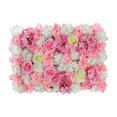 thumbnail image 3 of Panel de Pared de Flores Artificiales Macarena Telón de Fondo de Flores Rosas 40 cm x 60 cm, 3 of 8