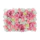 thumbnail image 3 of Panel de pared de flores artificiales Gloria adorno de estera floral telón de fondo de flores rosas 40 cm x 60 cm, 3 of 9