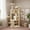 Beige, variant on Sha Cerlin 65.7 " Large Cat Tree Tower Condo for Cats with 2 Scratching Ramps, Hammock & Scratching Posts, Beige