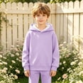 thumbnail image 7 of felwors Boys and Girls Oversized Hoodies Pullover Workout Sweatshirts for Teen Boys and Girls (Purple,8-10 Years), 7 of 7