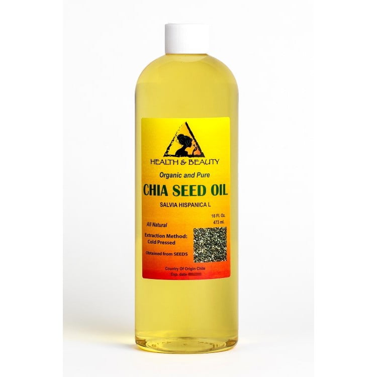 Chia Seed Oil Organic Carrier Cold Pressed Natural Fresh 100 Pure 32 Oz Walmart Com Walmart Com
