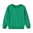 thumbnail image 6 of Bnwani Toddler Sweatshirt Girls Cotton Long Sleeve Sweatshirt Cute Plain Tops Pullover, 6 of 8