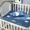 thumbnail image 2 of DEBGFS Excellent Matelas Absorbant et Lavable, Matelas Portable Adapté aux Femmes et aux Personnes Âgées, Protection Menstruelle Réutilisable, Housse de Matelas Imperméable et Respirante, V, Renne, 2 of 5