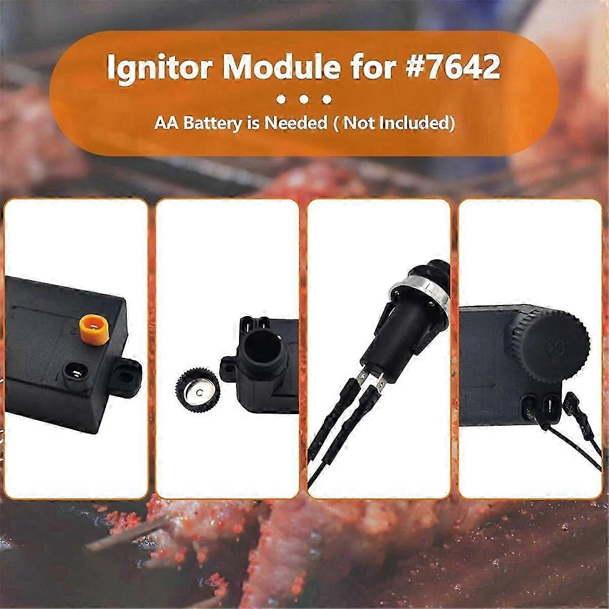 Compatible with Weber Spirit I&II 210-310 Gas Grill Electronic Ignitor Kit Replacement - JC
