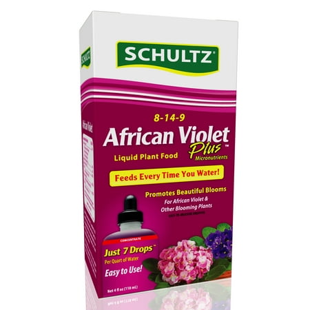 Schultz 4oz African Violet Plus Liquid Plant Food (Best Fertilizer For African Violets)