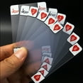 thumbnail image 3 of HLONK Clear Waterproof Poker Cards - Transparent Deck, 3 of 10
