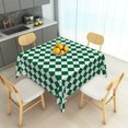 thumbnail image 5 of Tchckioa 54x54 Inch Square Tablecloth,Waterproof Table Cloth for Kitchen Decor,Green and White, 5 of 6