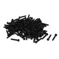 thumbnail image 2 of M2x12mm  Round Head Nylon Machine Screw Bolt Fastener Black 100pcs, 2 of 5