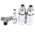 thumbnail image 3 of de 4 Conectores Rápidos de Aire Neumáticos, Adaptador de Acoplamiento de material acero Inoxidable, Acoplador Cola Conector neumático, 3 of 8