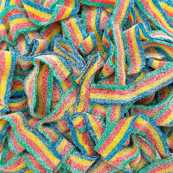 SourZap Sour Belts | 8-Ounce Pack | Gummy Candy | Assorted Fruit Flavors