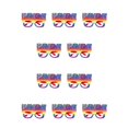 thumbnail image 1 of Sonducket Gafas de fiesta temáticas, accesorios divertidos para fotos, decoración, amor, orgullo, carnaval, Iris, gafas de cristal, accesorios, Cuadrícula de letras 10Conjunto, 1 of 6