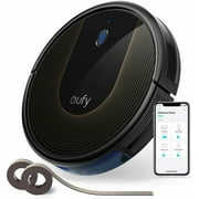 Angle View: eufy [boostiq] robovac 30c, robot vacuum cleaner, wi-fi, super-thin, 1500pa suction, boundary strips included, quiet, self-charging robotic vacuum cleaner, cleans hard floors to medium-pile carpets