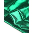 thumbnail image 5 of INSPIRE CHIC Women's Shiny Metallic Crop Cami Hollow Out Backless Halter Tube Top Green L, 5 of 5