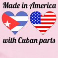 thumbnail image 2 of CafePress - Made In America With Cuban Parts Body Suit - Long Sleeve Cotton Baby Bodysuit, 2 of 4