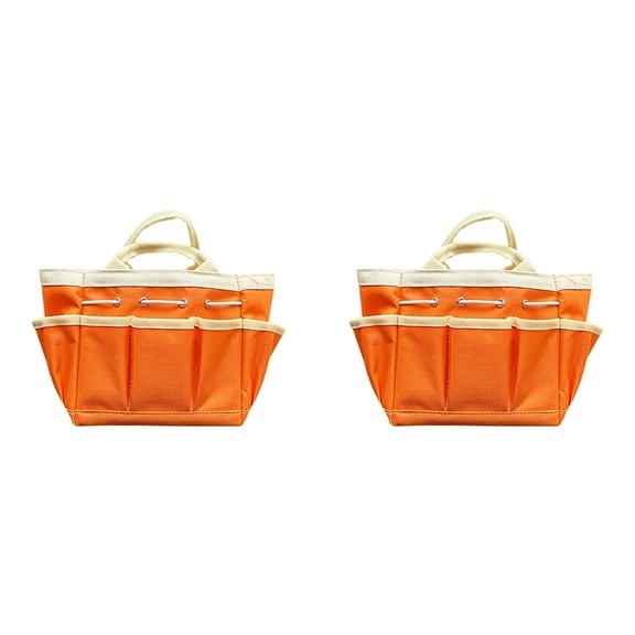 Garden Tool Bag Organizer - 8-Pocket Tote for Pruning Shears & Gardening Tools - Portable Oxford Cloth Storage for Yard Work, Park & Outdoor Activities