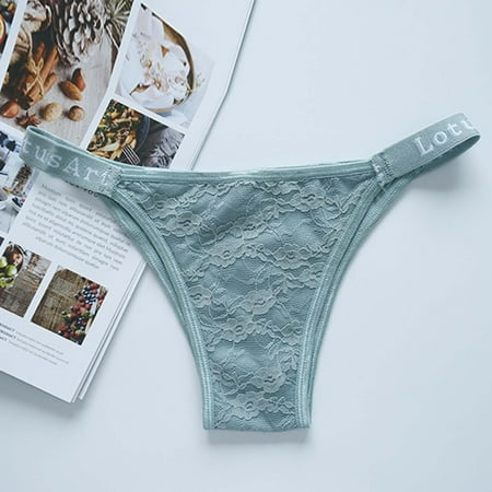 

RPVATI Women Underwear Lace Seamless Panties Sexy Floral Thong