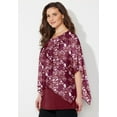thumbnail image 3 of Catherines Women's Plus Size Dolman Sleeve Blouse And Tank Duet, 3 of 3